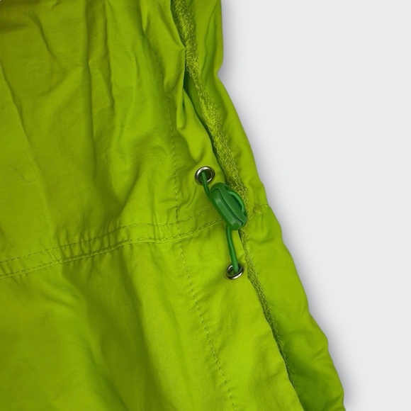 ZUMBA Y2K Neon Green Parachute Cargo Pants M Athleisure Utility Streetwear Dance - Picture 10 of 10